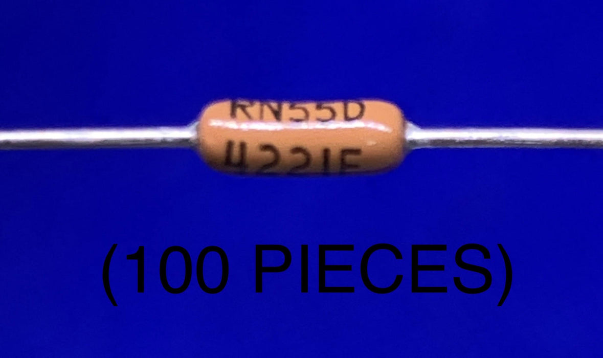 100pc Dale RN55D4221F Metal Film Resistor 4.22KOHMS 200WV 1+/-%