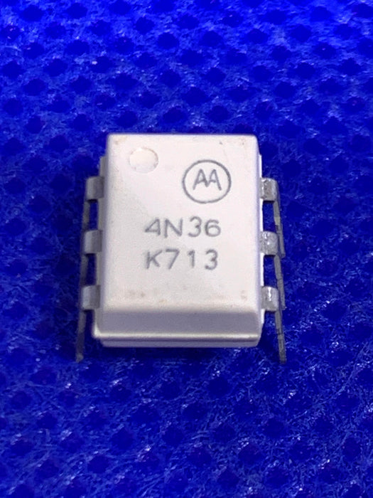 10pc Motorola 4N36 TRANSISTOR OUTPUT OPTOCOUPLER 1-ELEMENT 5300V ISOLATION DIP-6