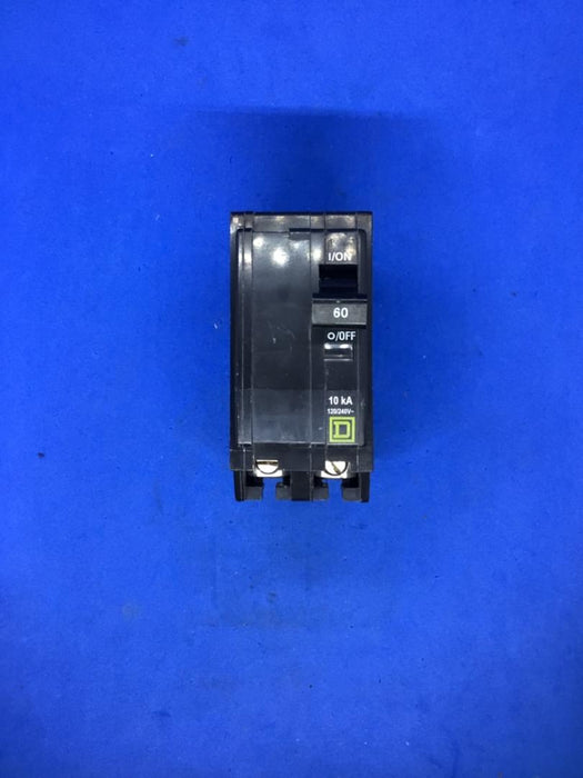 Square D HACR QO Type AB-4625 2 Pole 60 AMP Circuit Breaker