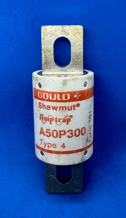 GOULD/Shawmut A50P300 Type 4 Fuse 500 VAC MAX 450 VDC MAX 300 AMPS