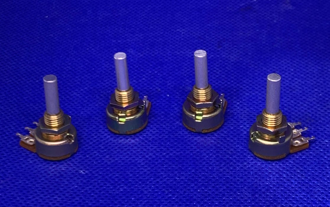 4pc 503-0318 500k Ohm 1 Gang Linear Panel Mount Potentiometer 1.0 Kierros 0.2W, 1/5W