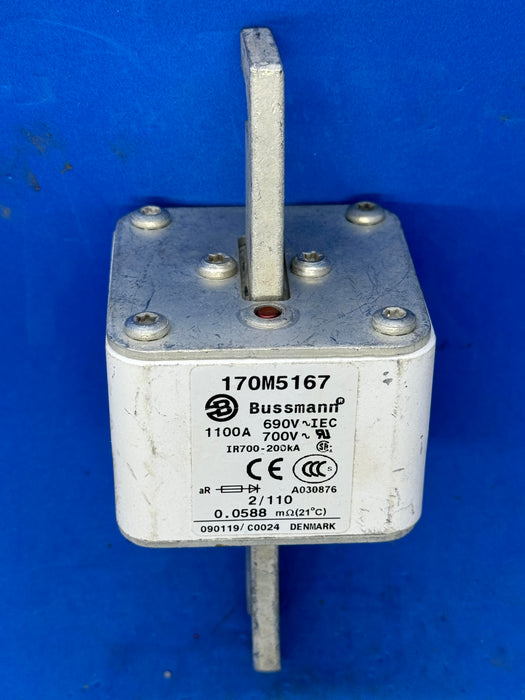 EATON BUSSMANN 170M5167 FUSE 1100A 600V 2/110 AR UC