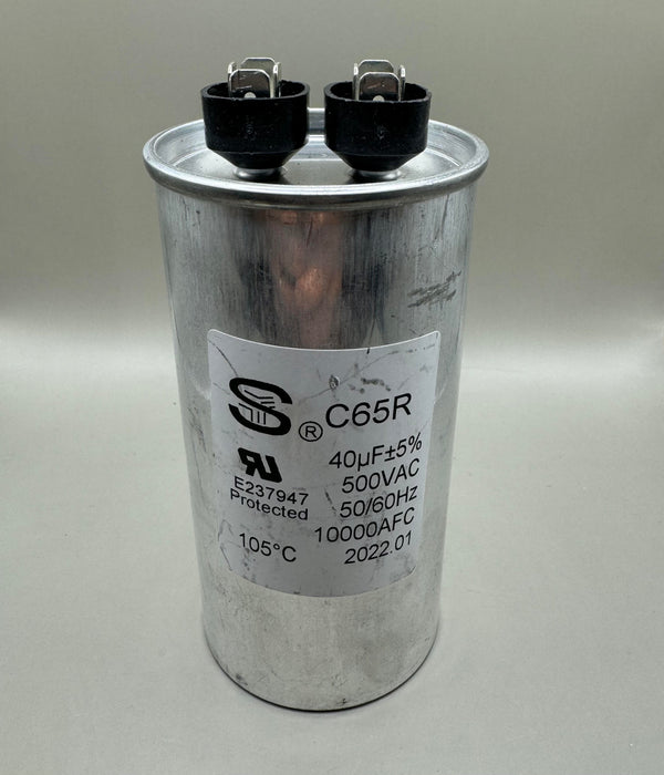 C65R Capacitor 40uF 500VAC 50/60Hz 10000AFC