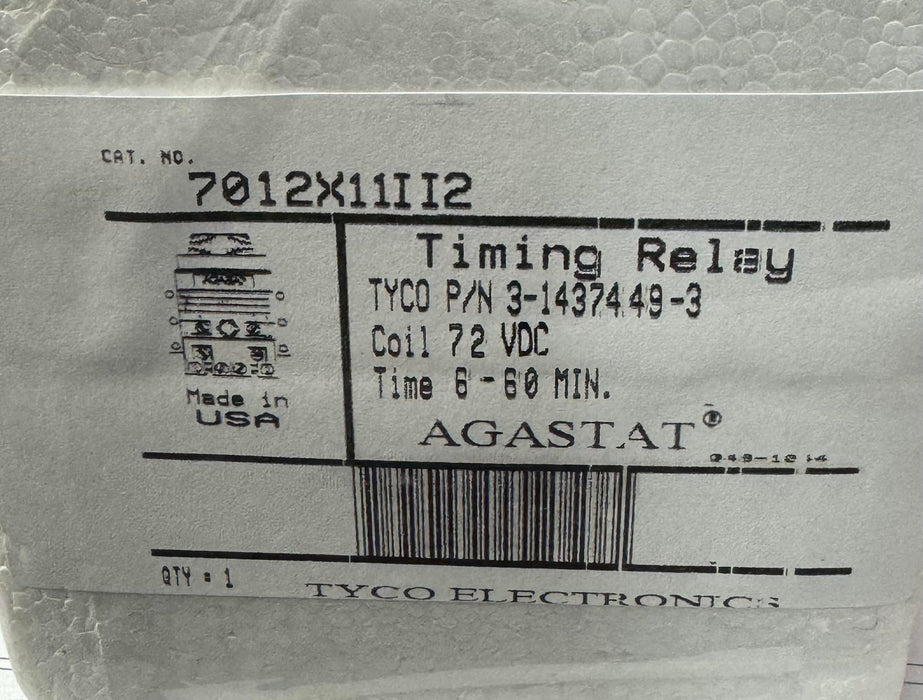 Agastat Relay, Time Delay 7012X11 II2