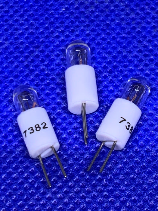 3 pack OSRAM 7382 INDICATOR LIGHT INCANDSNT 2PIN 14V 1.12W MINIATURE