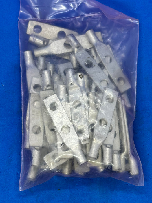 1/2# bag of OEM WP91412-L73 Cu, 2-Hole Lugs #10 Stud, 5/8" Spacing, 14-10 AWG