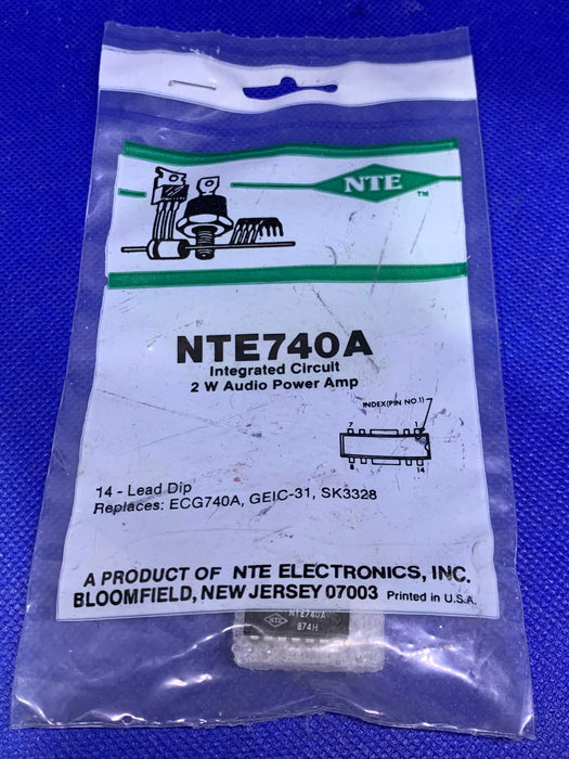 NTE Electronics NTE740A Integrated Circuit 14-DIP