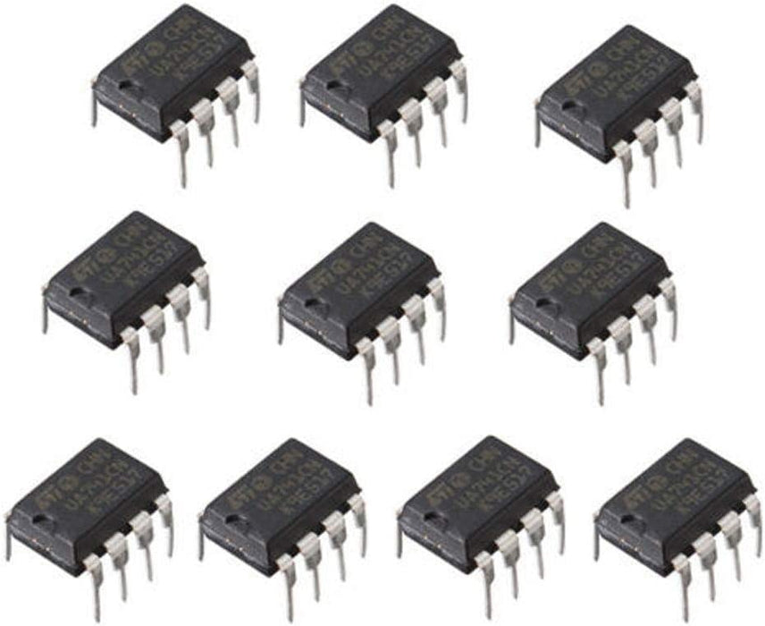 10Pcs UA741CN DIP-8 UA741 LM741 ST IC Chip Operational Amplifiers