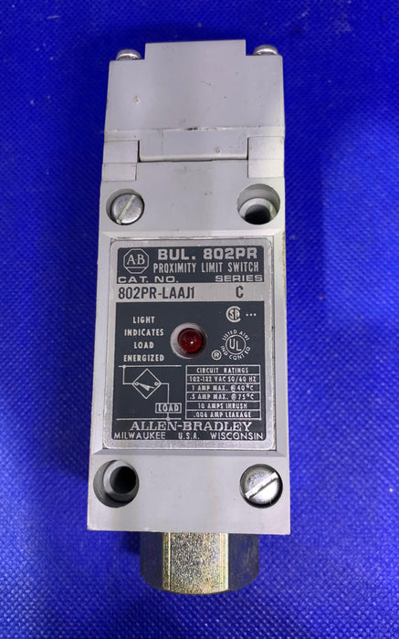 AB Industrial Controls 802PR-LAAJ1 Proximty Switch (new out of box)