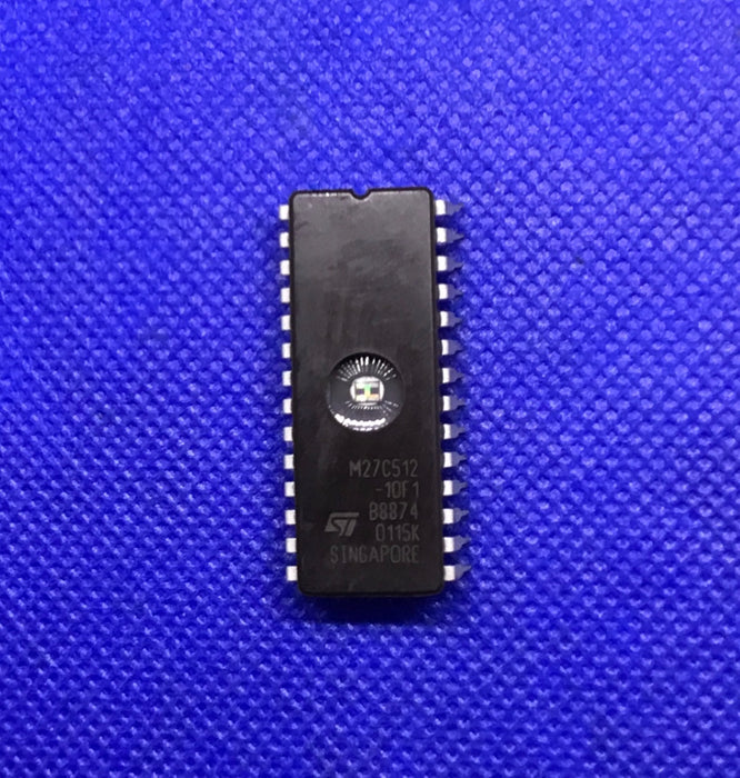 st micro M27c512 10F1