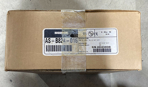 MODICON / GOULDS AS-B824-016 OUTPUT MODULE 16PT 800 I/O 24 VDC NEW