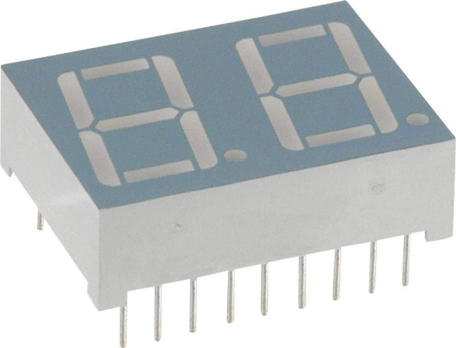 LUMEX LDD-A512RI Display, Seven Segment, 14MM GREEN