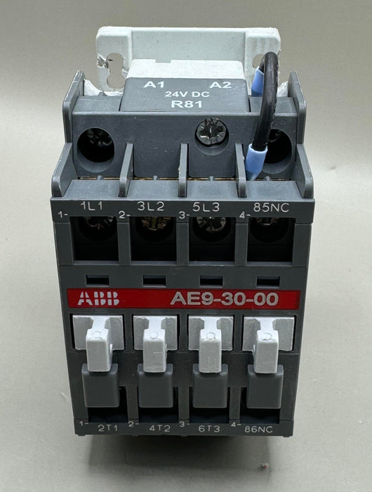 Used Genuine ABB AE9-30-00-81 24V DC 3 Phase Motor Non-Reversing Contactor