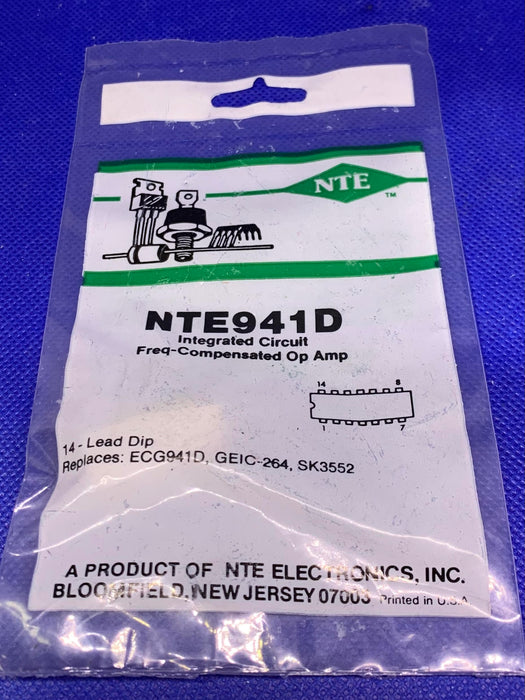 NTE Electronics NTE941D Integrated Circuit 14-Dip