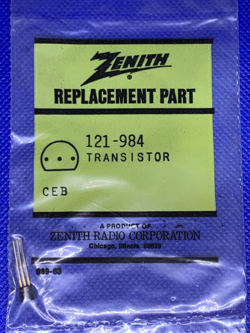 ZENITH replacement part 121-984 Silicon Transistor (also works for NTE107) - EcoTech Solutions Inc.