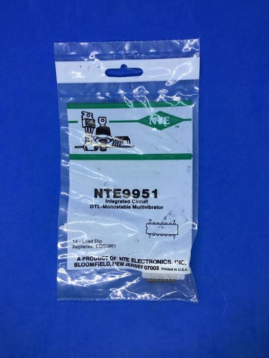 NTE Electronics NTE9951 IC DTL-Monostable Multivibrator 14-Lead Dip (replaces ECG9951)