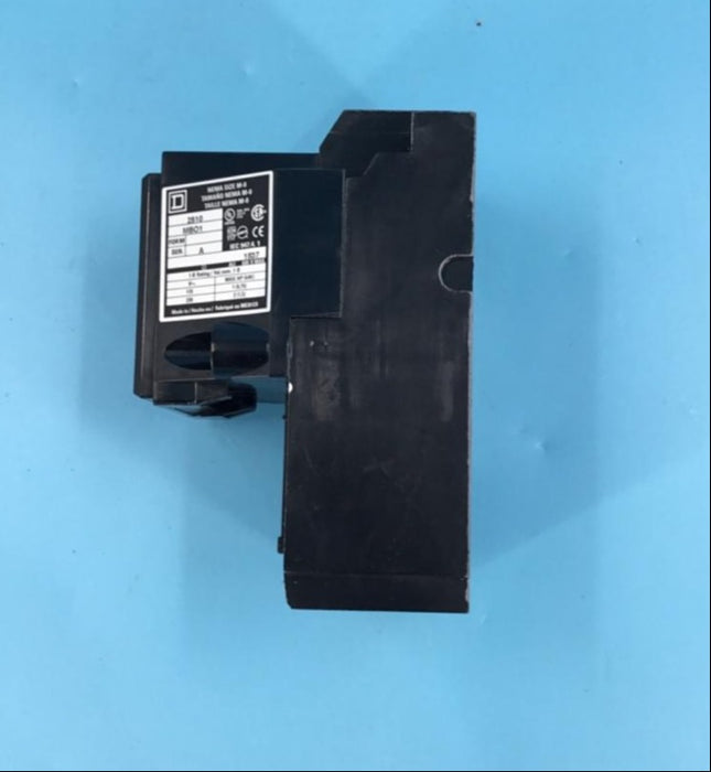 Square D NEMA SIZE M-O 2510MBO1 Manual Motor Starter