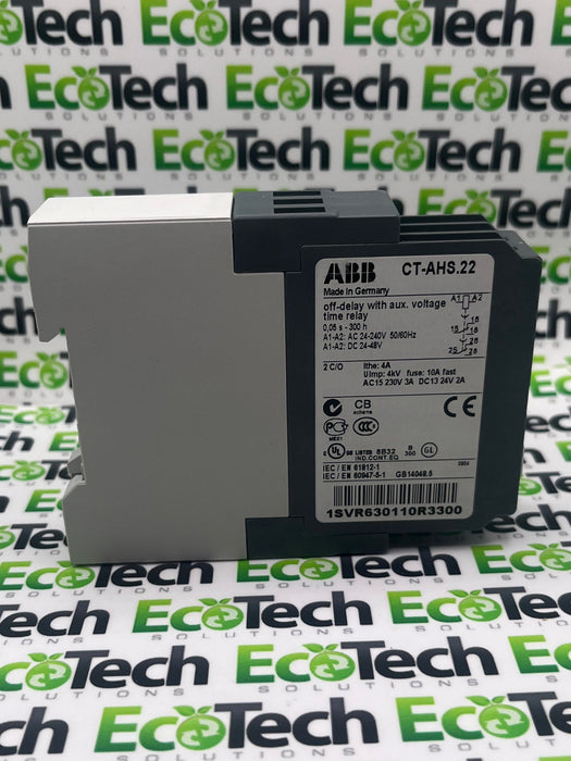 ABB 1SVR630110R3300 Time Delay Relay CT-AHS.22