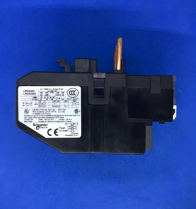 SCHNEIDER ELECTRIC TELEMECANIQUE LRD3353 Thermal Overload Relay