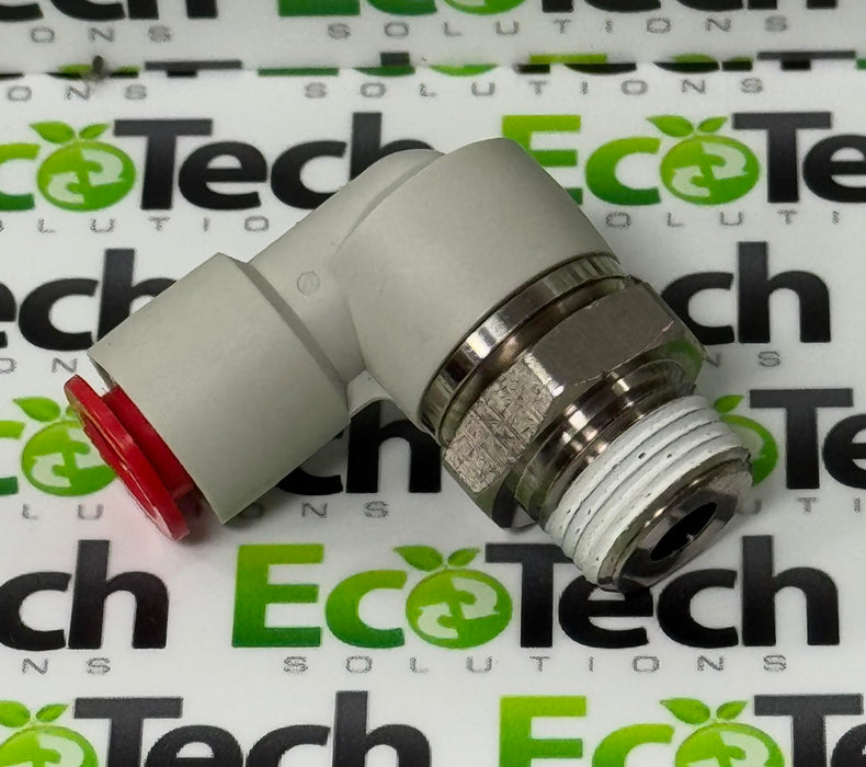 Nylon Push to Connect Fitting - 90 Dg Ma, 3/8" Tube Size,