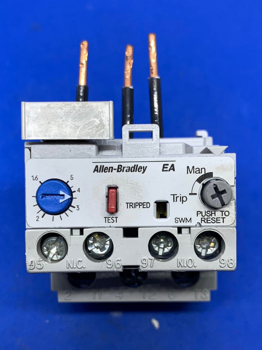 ALLEN BRADLEY 193-EA1EB 1.6-5.0A AMP Overload Relay SER B D646829