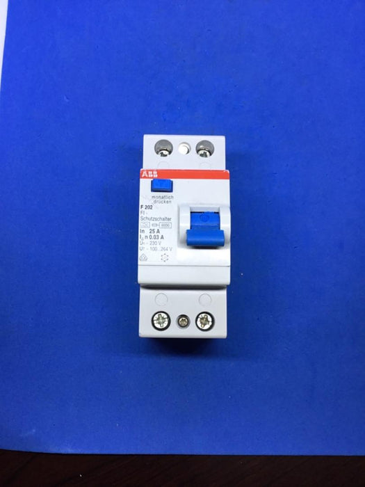 ABB F202 25/0.03A CIRCUIT BREAKER