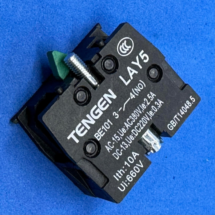 TENGEN LAY5-BE101 BUTTON AUXILARY CONTACT