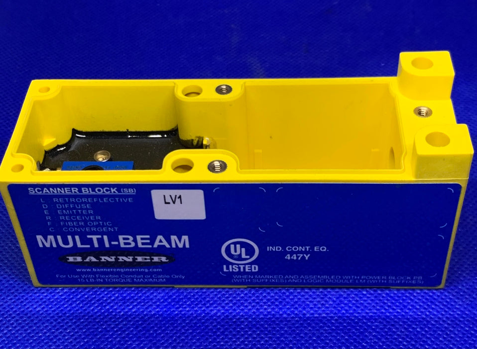 Banner LV1 Multi-Beam Scanner Block (USED LIKE NEW)