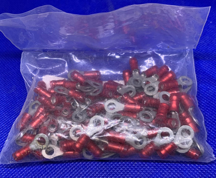 Tyco TE Connectivity 31890 RING 16-22AWG #8 CRIMP (100pcs)