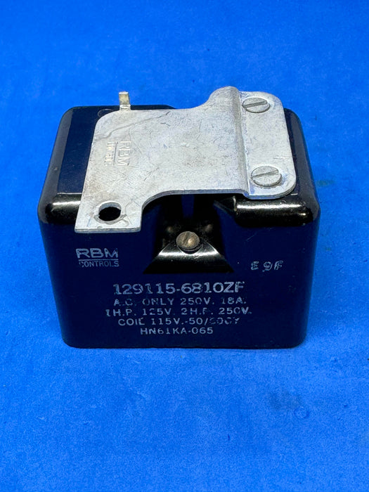 RBM CONTROLS General Purpose AC Relay 18AMP 1H.P. 125V. 2H.P. 250V. (HN61KA-065)