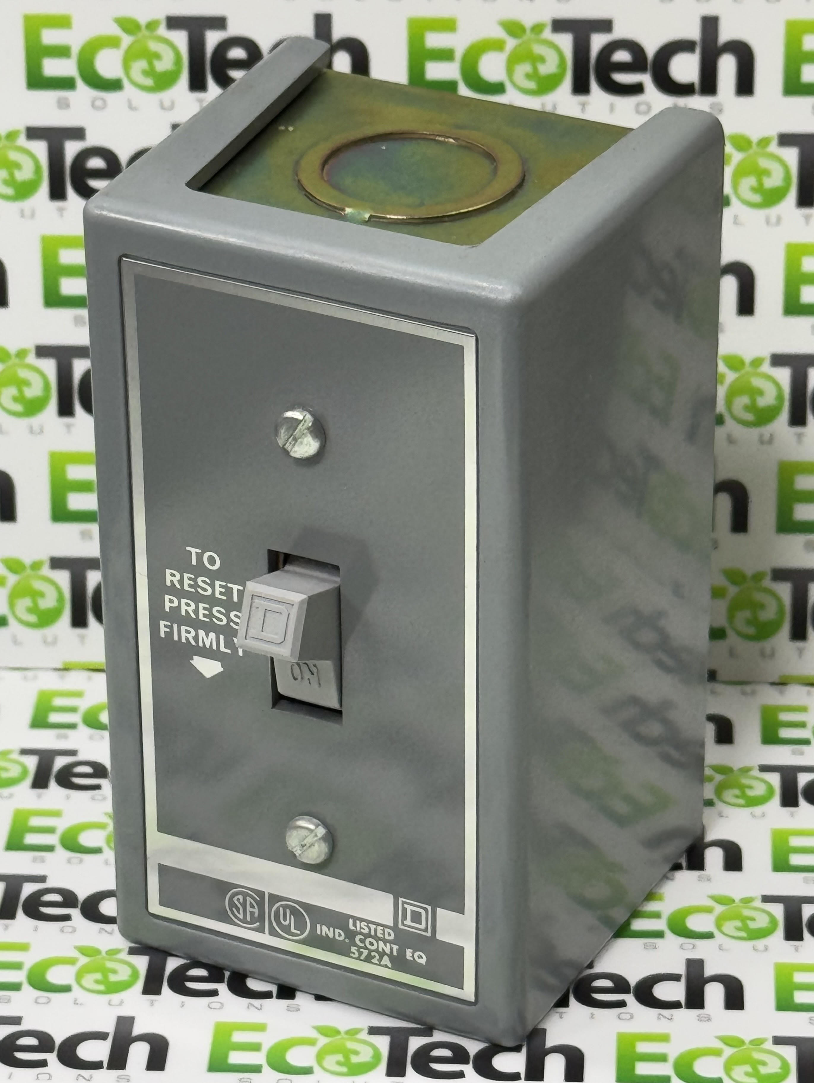 SQUARE D 2510FG2 TOGGLE MANUAL STARTER OPERATOR NEMA TYPE1 ENCLOSURE
