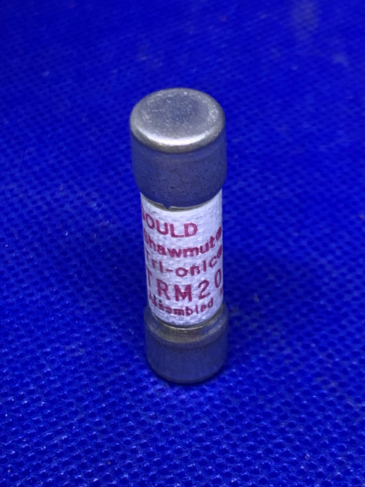 GOULD/SHAWMUT TRM20 FUSE 20AMP 250VAC 12SEC TIME DELAY MIDGET