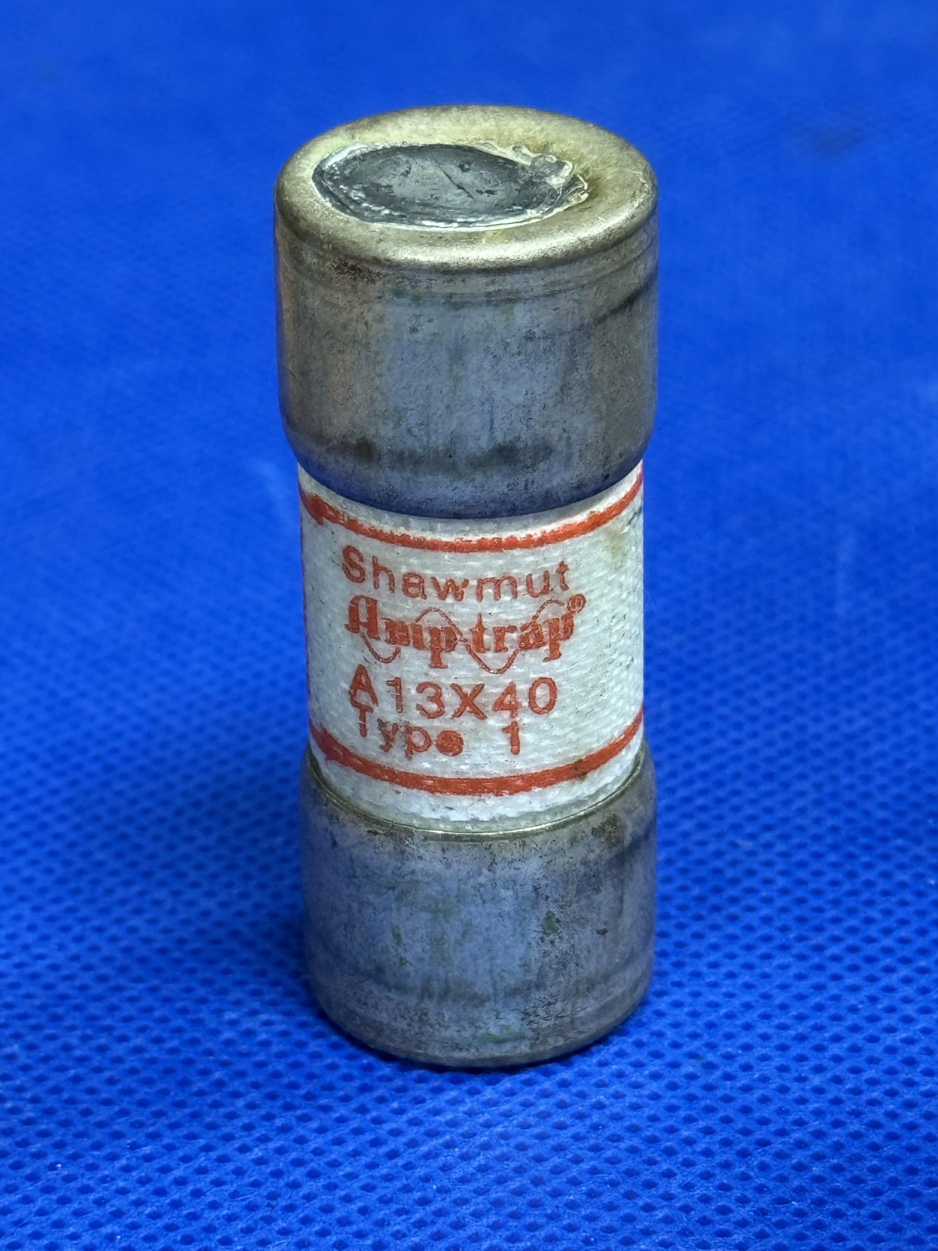 4 Pack Gould Amptrap A13X40 Type 1 Fuse 40 Amps 130 Volts or Less