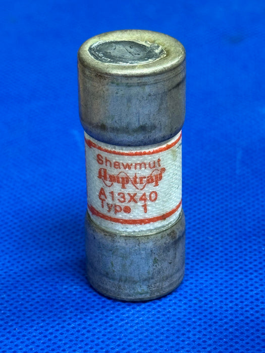 4 Pack Gould Amptrap A13X40 Type 1 Fuse 40 Amps 130 Volts or Less