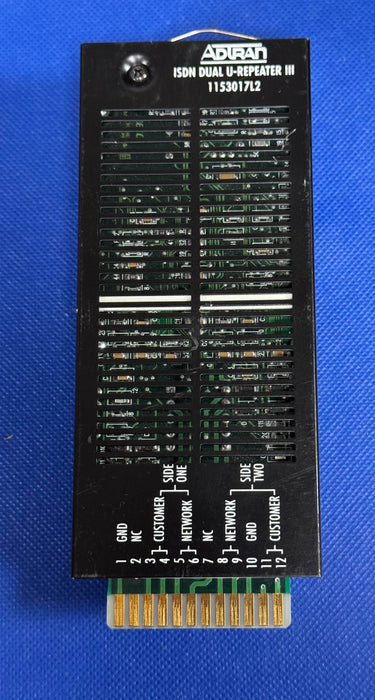ADTRAN ISDN DUAL U-REAPEATER III 1153017L2