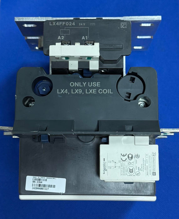 Schneider LC1F150 Contactor 3Pole 150Amp 440Vac w/ LX4FF024 Contactor Coil 24VDC