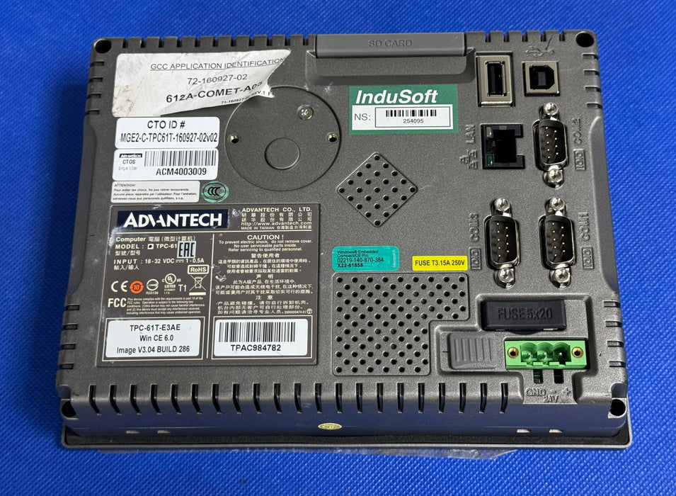 Advantech 5.7'' QVGA TFT LED LCD TI Cortex-A8 Touch Panel Computer TPC-61T-E3AE