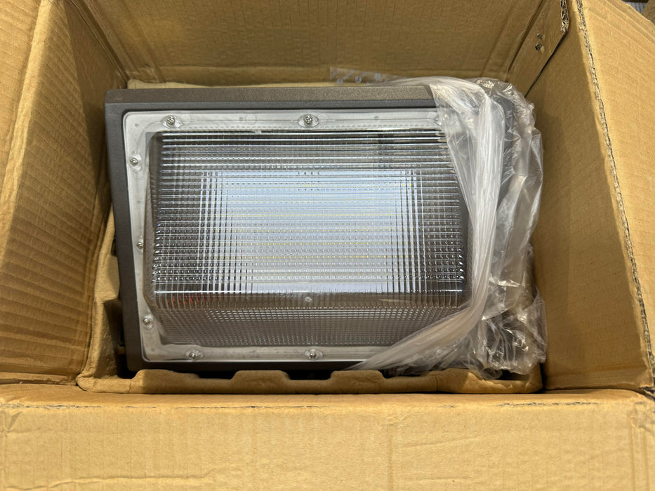 WYZM LED Wall Pack Light 125W 5700K daylight white 100-277V AC 40x30x24 CM