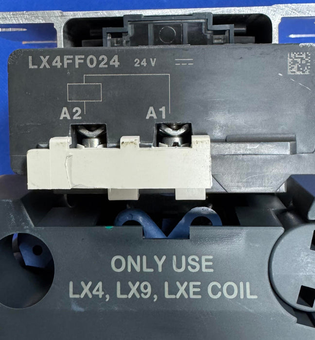 Schneider LC1F150 Contactor 3Pole 150Amp 440Vac w/ LX4FF024 Contactor Coil 24VDC