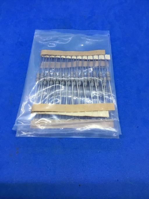 (50 pcs) Carbon Film Gray Resistors with Brown, Black, Gold Color Band - EcoTech Solutions Inc.