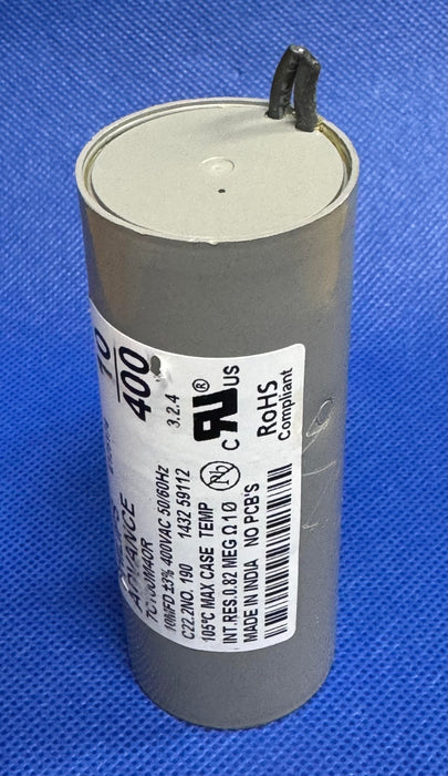 Condensador Philips Advance 7C100M40R 10MFD +/-3% 400VAC 50/60Hz
