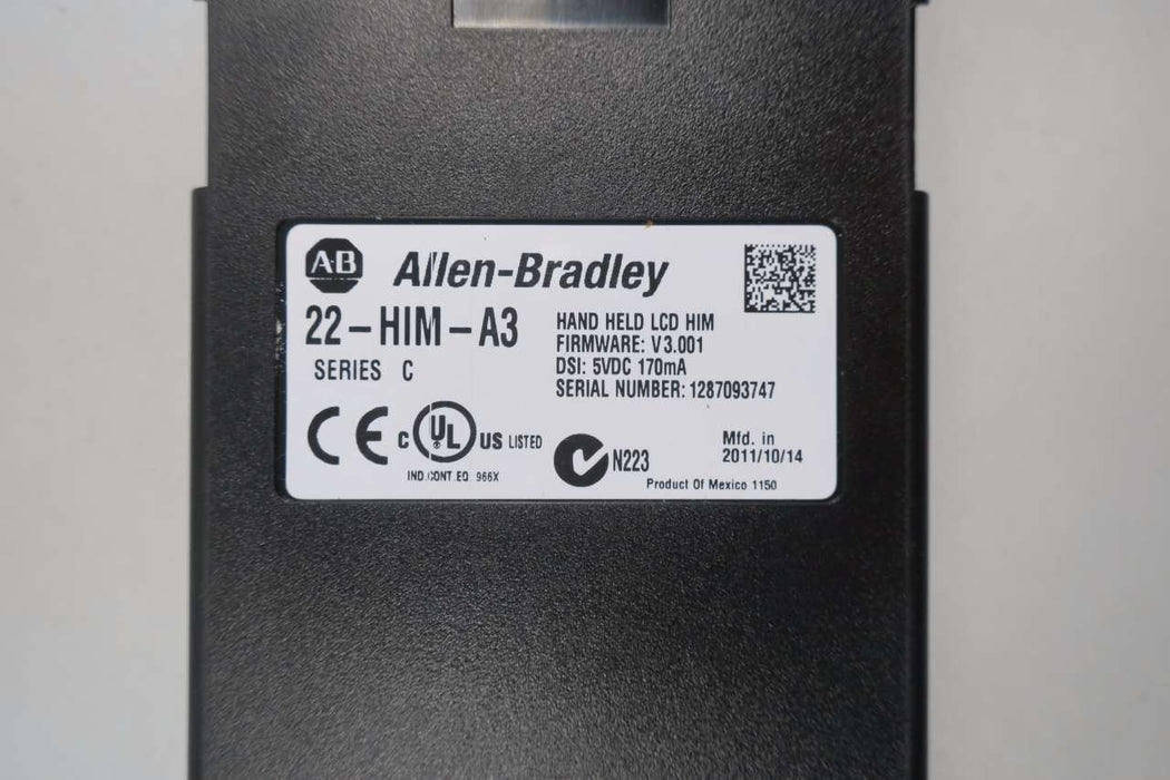 TECLADO LCD PORTÁTIL POWERFLEX 22-HIM-A3 DE ALLEN BRADLEY SERIE C D570971