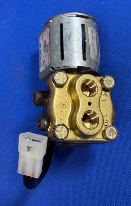 Válvula solenoide de 4 vías ASCO Cat. N.° 21011, puertos de 1/4", 20 W, 120 V, aire seco, 125 PSI