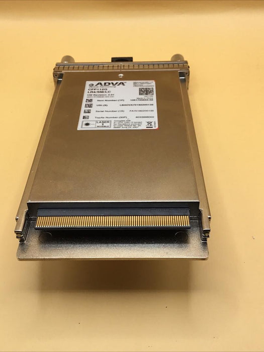 Adva, CFP112G LR4/SM/LC, 1061700655-02, CFP FOR 100GBE RTXM290-404-C51