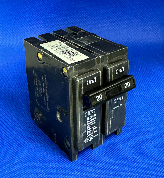 Eaton BR220 2 Pole 20 Amp Circuit Breaker