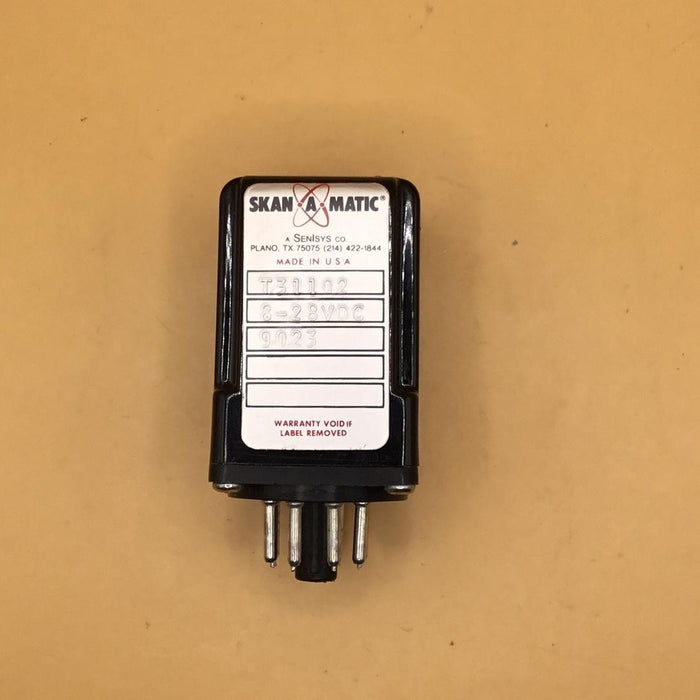 SKAN-A-MATIC T31101 AMPLIFIER RELAY 5VDC 8 PIN
