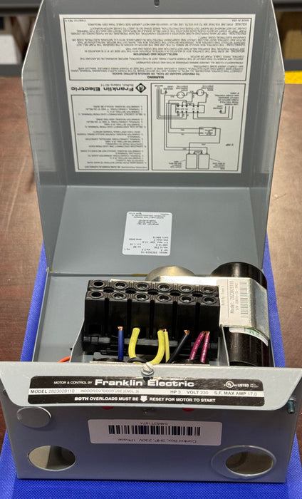 USED 1LZW7 FRANKLIN 2823028110 PUMP CONTROL BOX