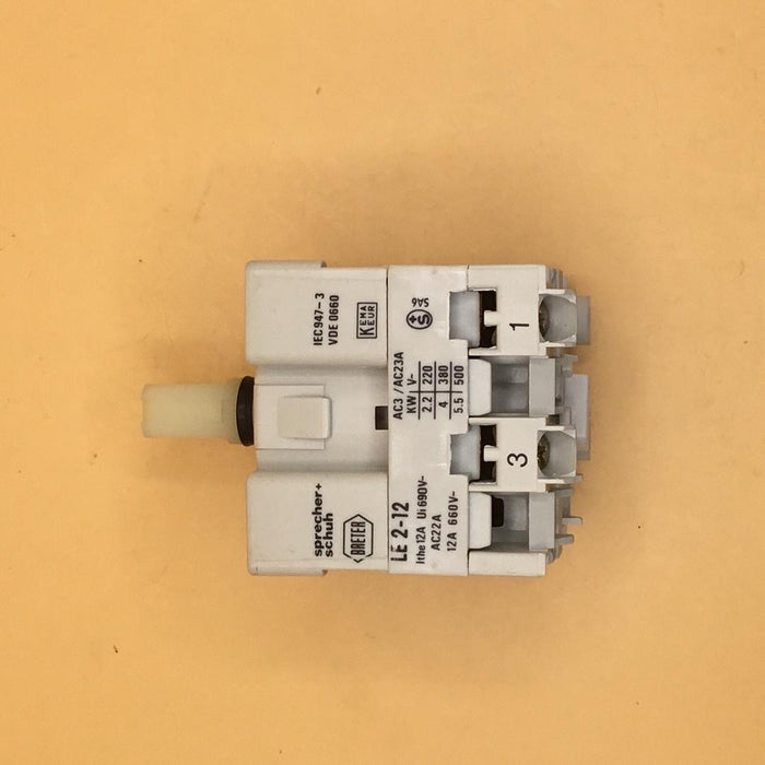 Sprecher + Schuh LE2 Load Control Switch Body 12A Start Stop LE2-12-325Z 12A