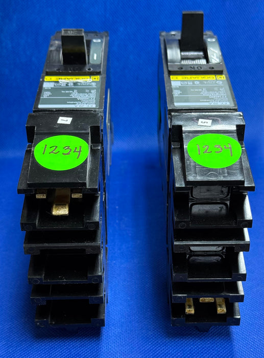 (1) Square D FY14020C Circuit Breaker 1 Pole 20 Amp 277V