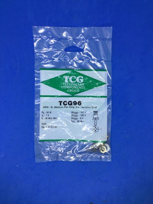 TCG96 (ECG96, SK9259) NPN Si Medium Power Amp, Sw Isolated Stud